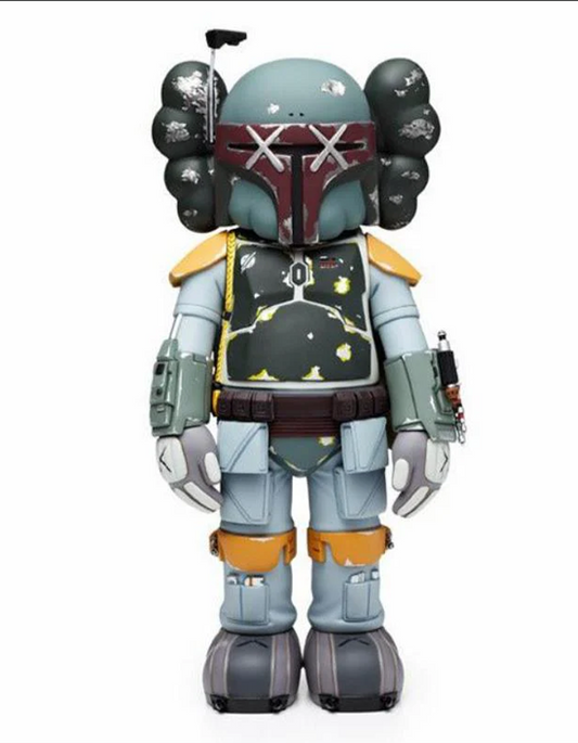 Kaws Boba Fett Figür Kaws Boyalı Figür Kaws Starwars Figür Büyük Boy 20CM
