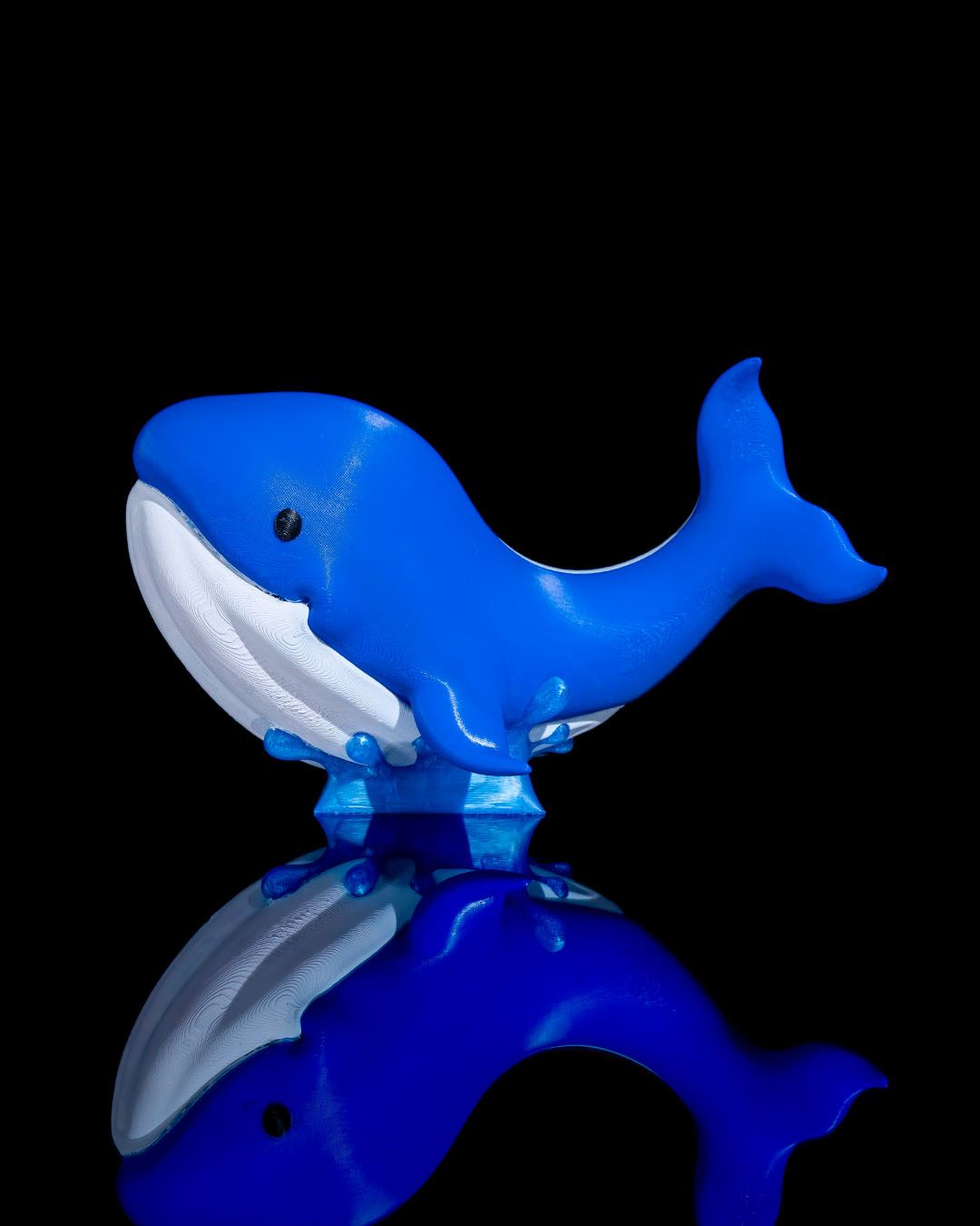 Moby Dick Nachtlicht Kinderzimmer Wal-Wandleuchte Groß 20CM