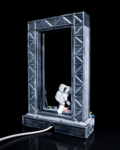 Dekorativer Telefonständer mit Astronauten- und Mondmotiv, 20 CM
