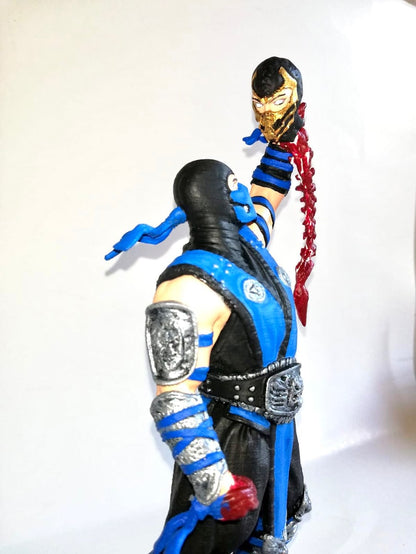 Mortal Kombat Subzero Fatalaty Figur Mortal Kombat Sub Zero Objekt Groß 25CM