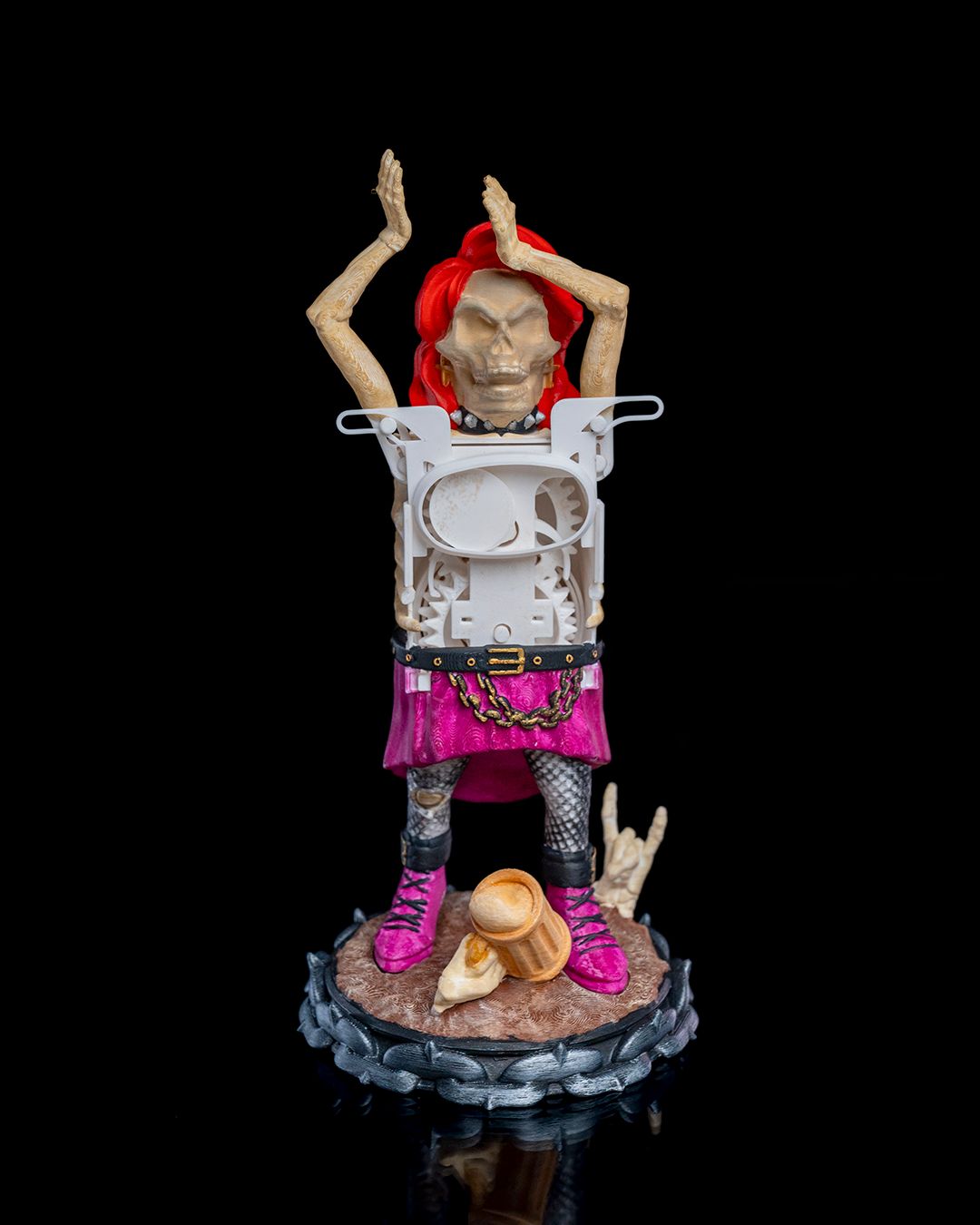 Mechanic – Patella Des Bones Figur Bemalt 15 cm