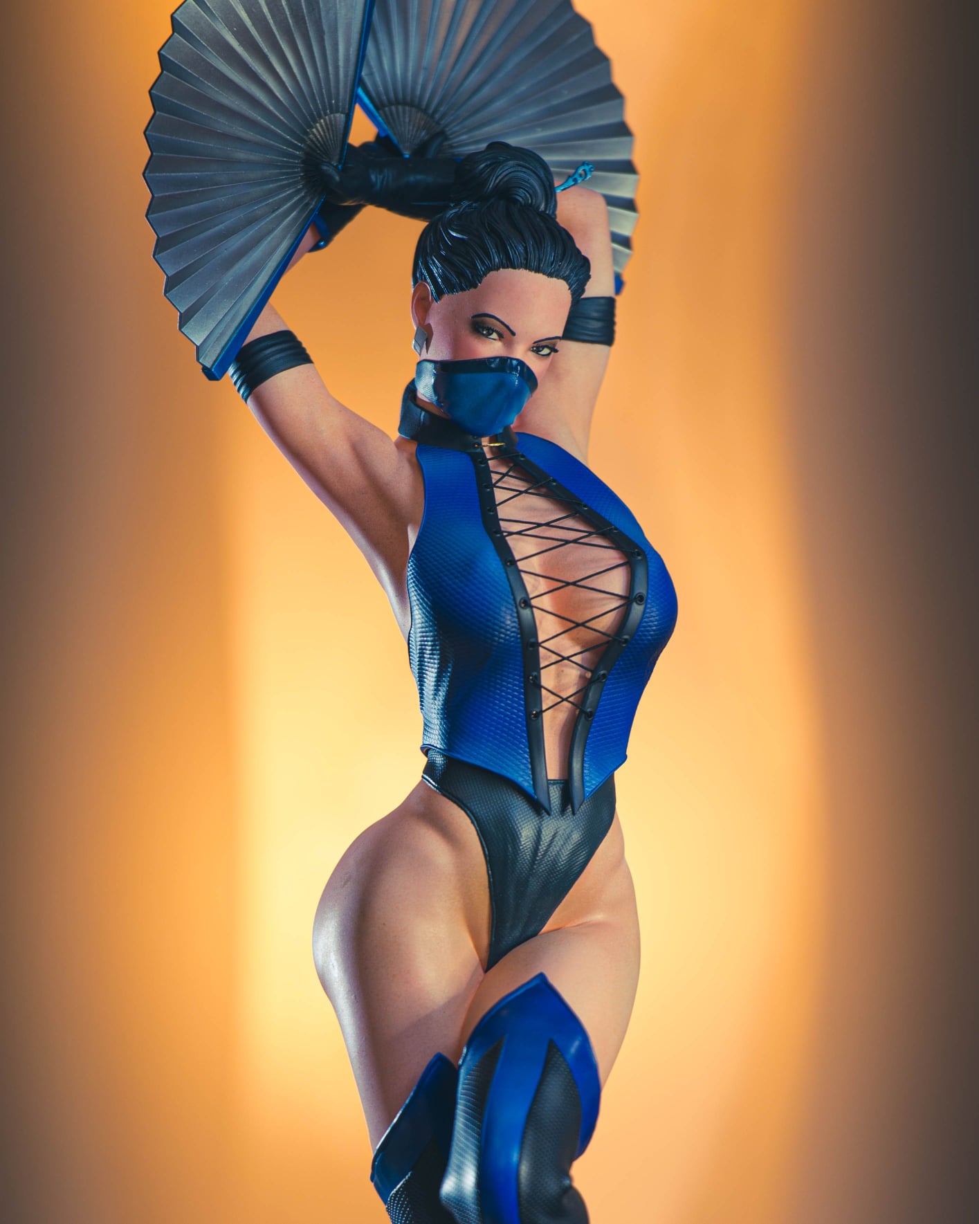 Mortal Kombat Kitana Figur Mortal Kombat Kitana Savage Objekt Groß 25CM