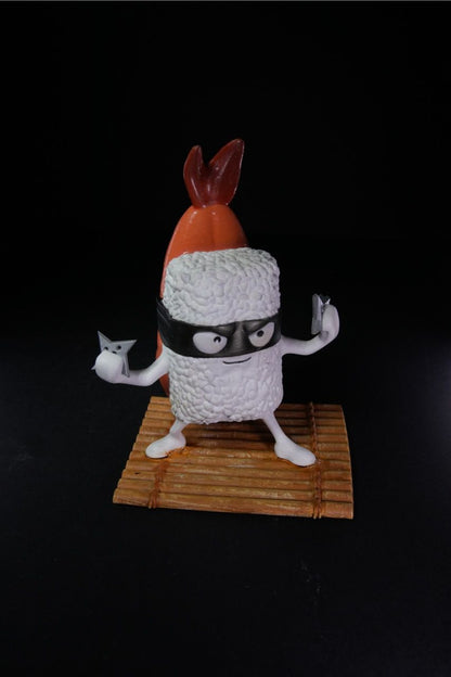 Japanischer Ninja-Sushi-Charakter Tunatello Makilangelo Desktop-Deko-Figur