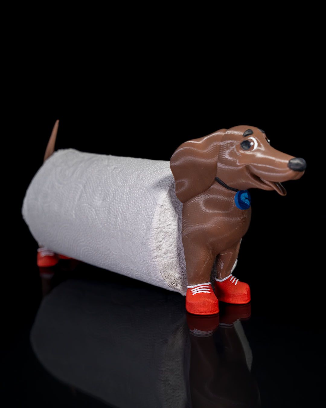 Dackel Niedliche Hund-Motiv Toilettenpapierhalter