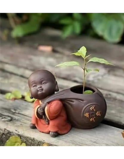 Buddha-Vase Buddha-Vasen-Set Meditation Buddha Dekoration Objekt 5-teilig