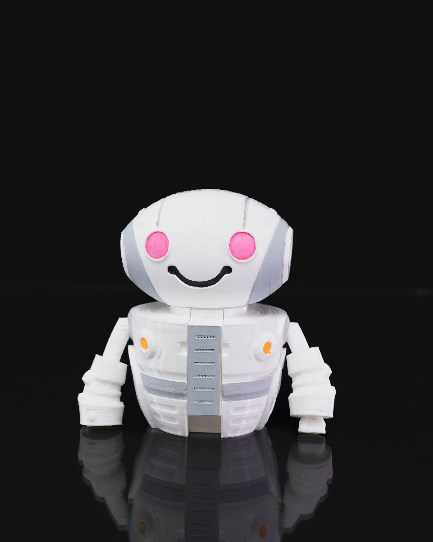 Roboterfigur mit beweglichem Gesichtsausdruck, 14 cm