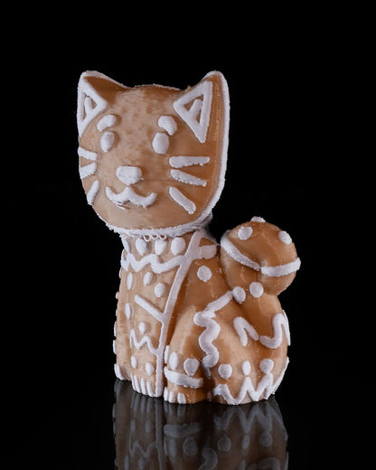 Weihnachtsdeko Katze Weihnachtsdeko Lebkuchen Katze 8CM