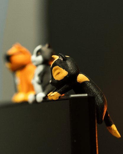 Garfield 3er Katzen-Set Monitor Deko Desktop Dekorationsobjekt