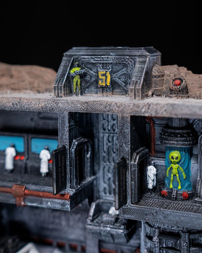 Area 51 Alien Base Diorama Area 51 27 CM BREITE