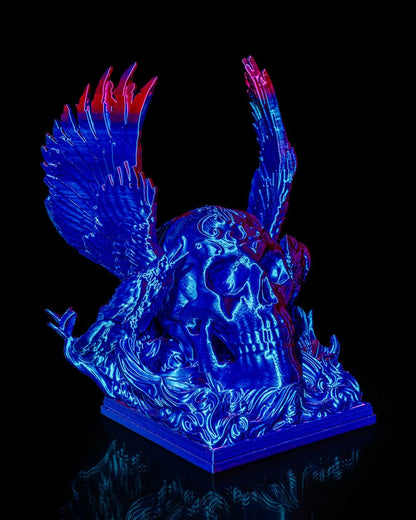 Halloween Totenkopf Engel Flügel XL Tischdeko 21CM