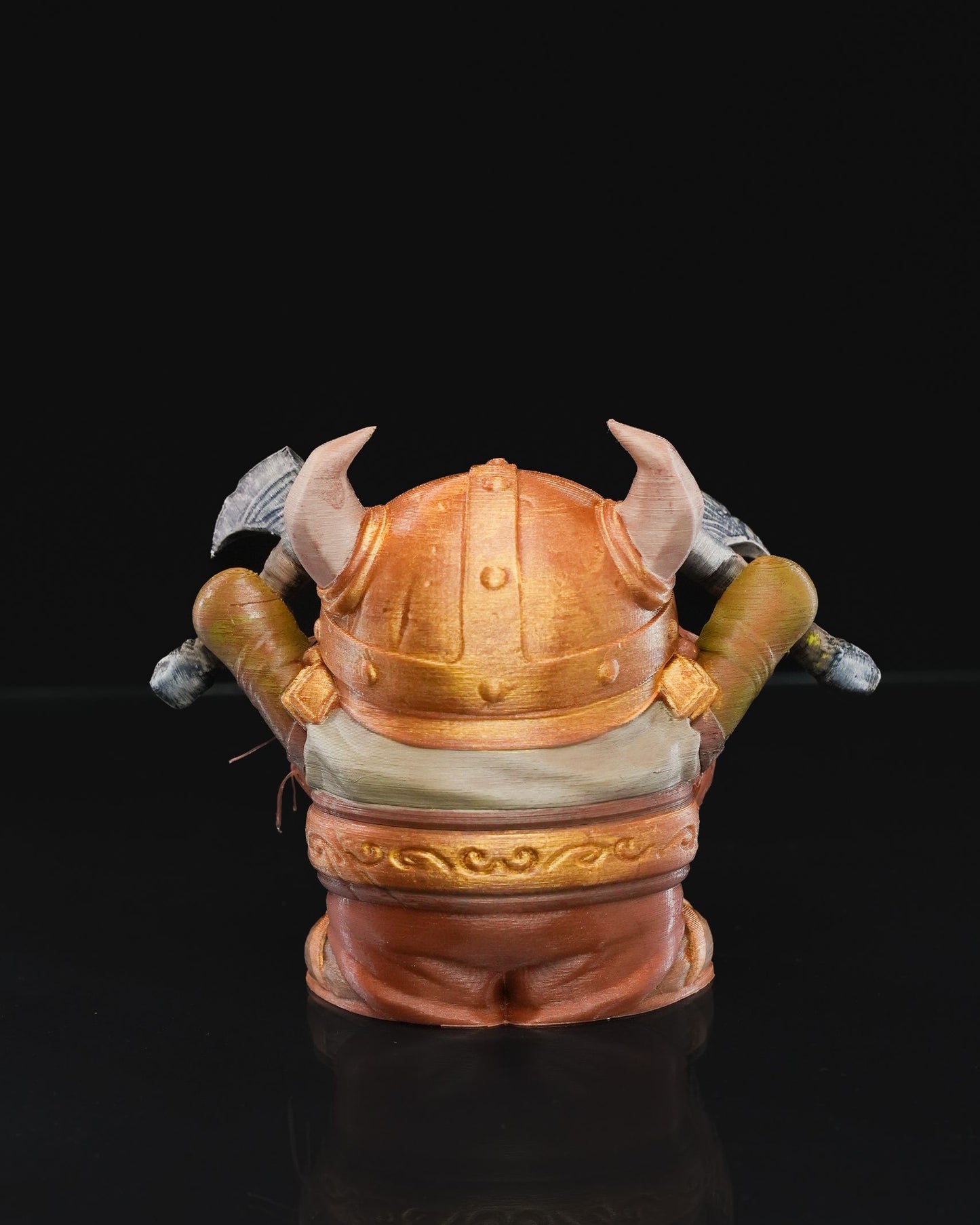 Wikinger Zwerg Horn Helm Trio Harald Hornhelm Trio Figur