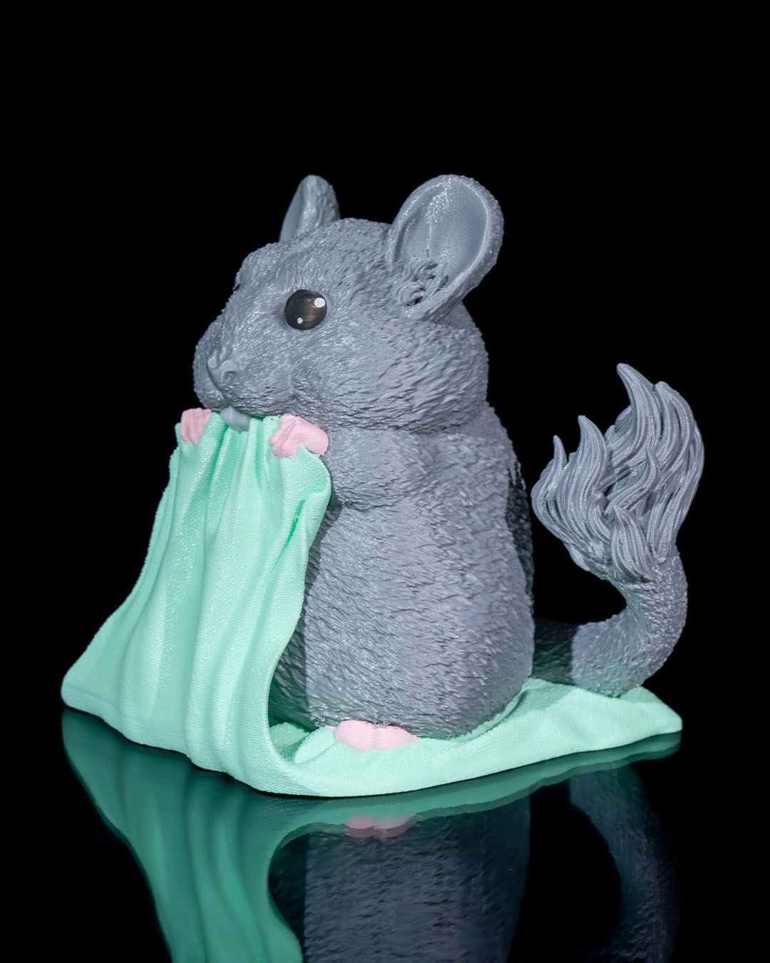 Schlafendes Chinchilla Dekorative Figur 14CM