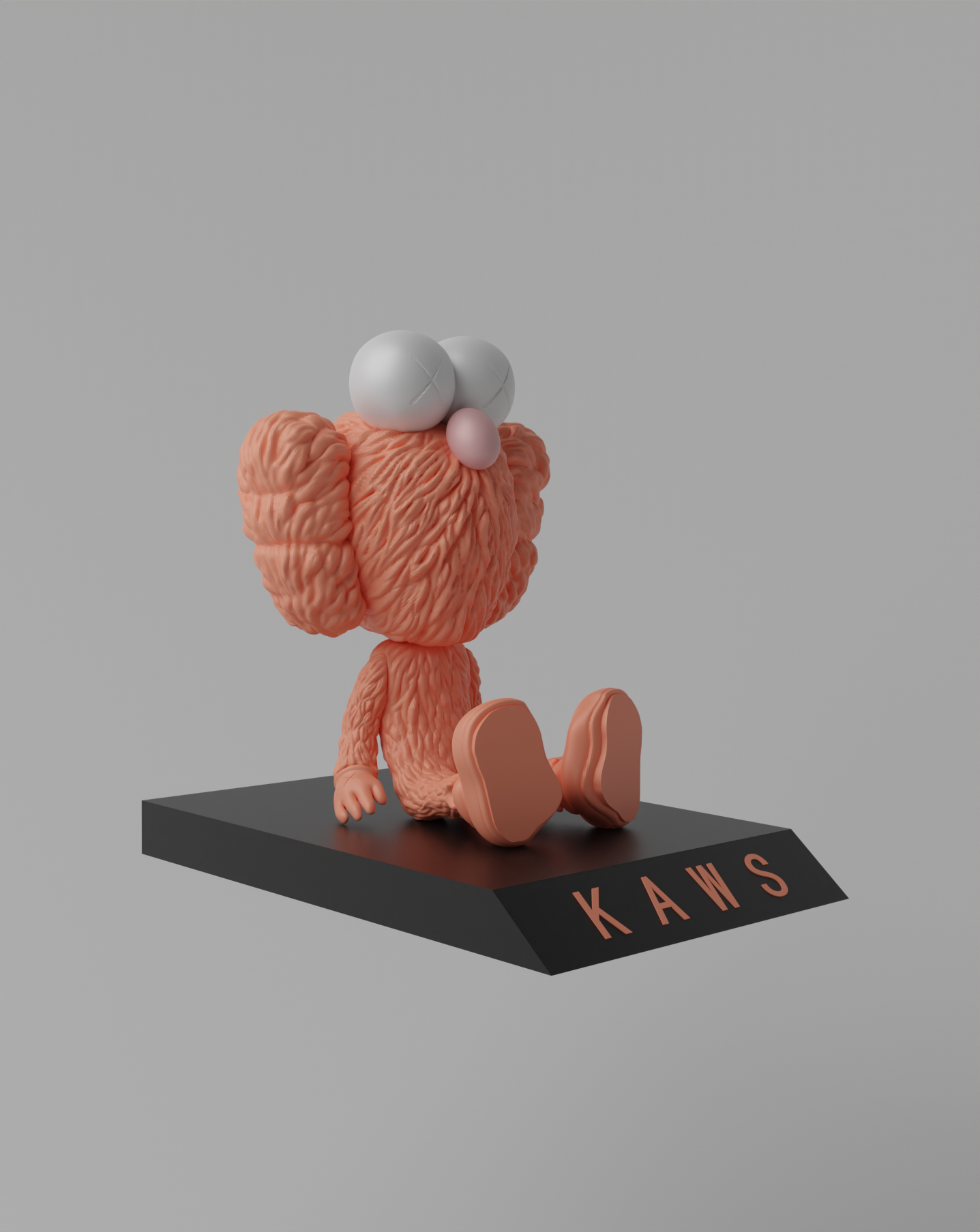 Kaws BFF Dekorative Schreibtischfigur, groß, 20 cm