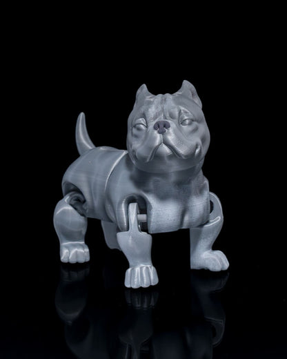 Amerikan Bully Hund Spielzeug Pitbull Bewegliches Spielzeug 15CM