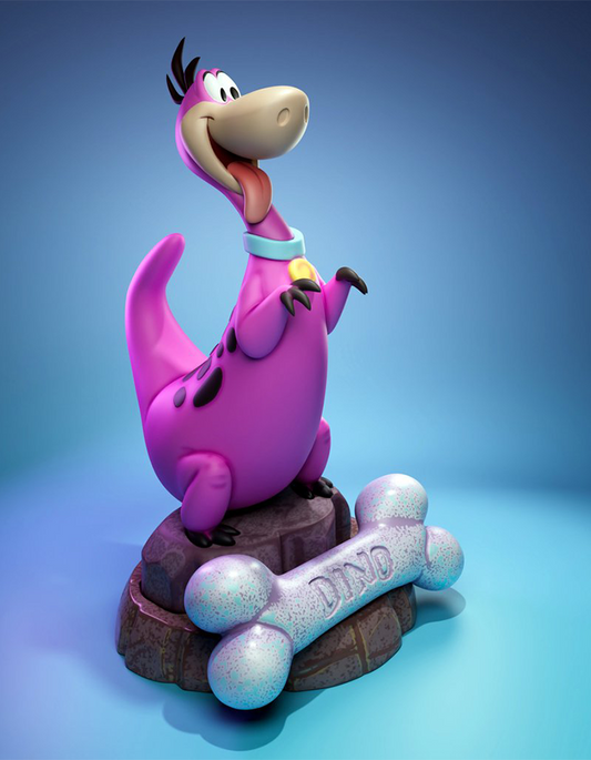 Taş Devri Dino Boyalı Figür Büyük Boy 20CM