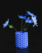 Babuschka Fischgrätmuster Strick Vase
