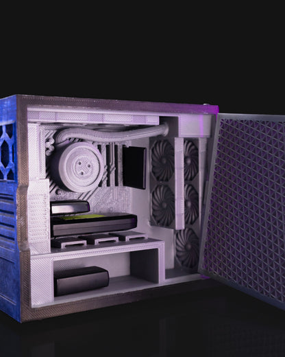 Gaming PC Spieler Computer Gehäuse USB SD Kartenbox Organizer