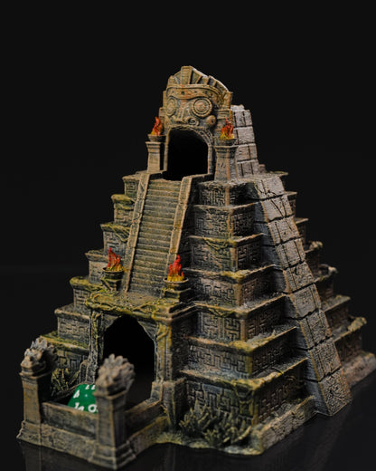 Antiker Tempel Dekorative Objekt Würfelturm 18CM