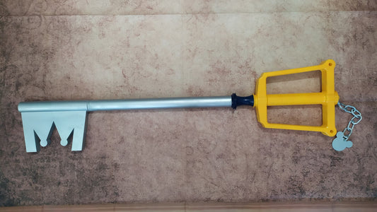 Kingdom Hearts Altın Anahtar Oyuncak Kingdom Hearts Sora Keyblade DEV BOY 60CM