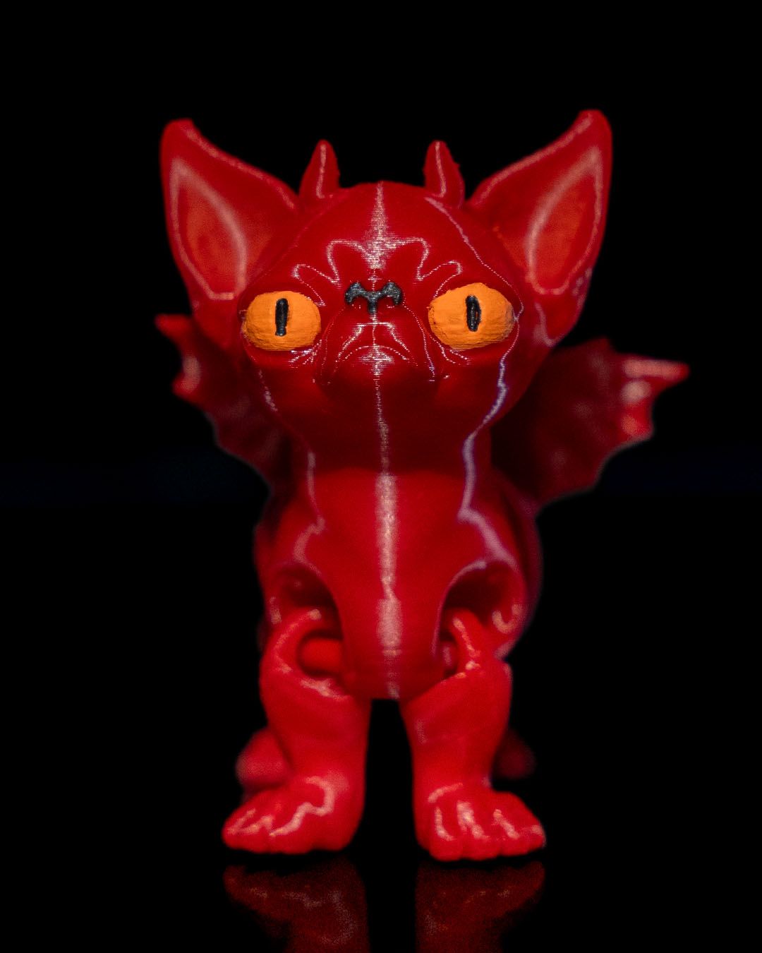 Halloween Chihuahua, Teufelshund Bewegliches Spielzeug 13 CM