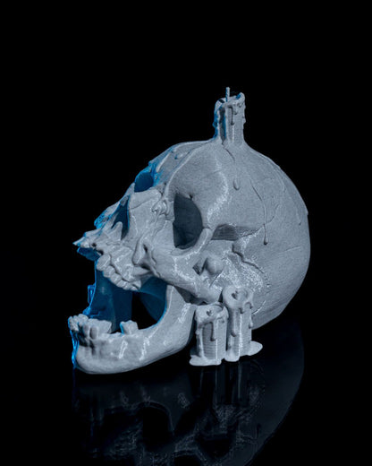 Halloween Totenkopf LED-Licht mit 11 Schatten Halloween Totenkopf LED-Lampe 14CM