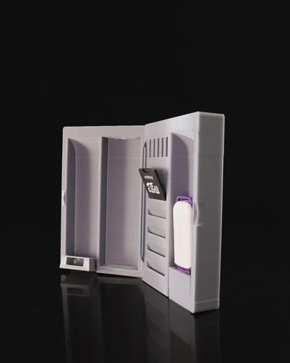 USB SD-Karten-Organizer im Retro-Kassetten-Design - USB SD-Karten-Schutz