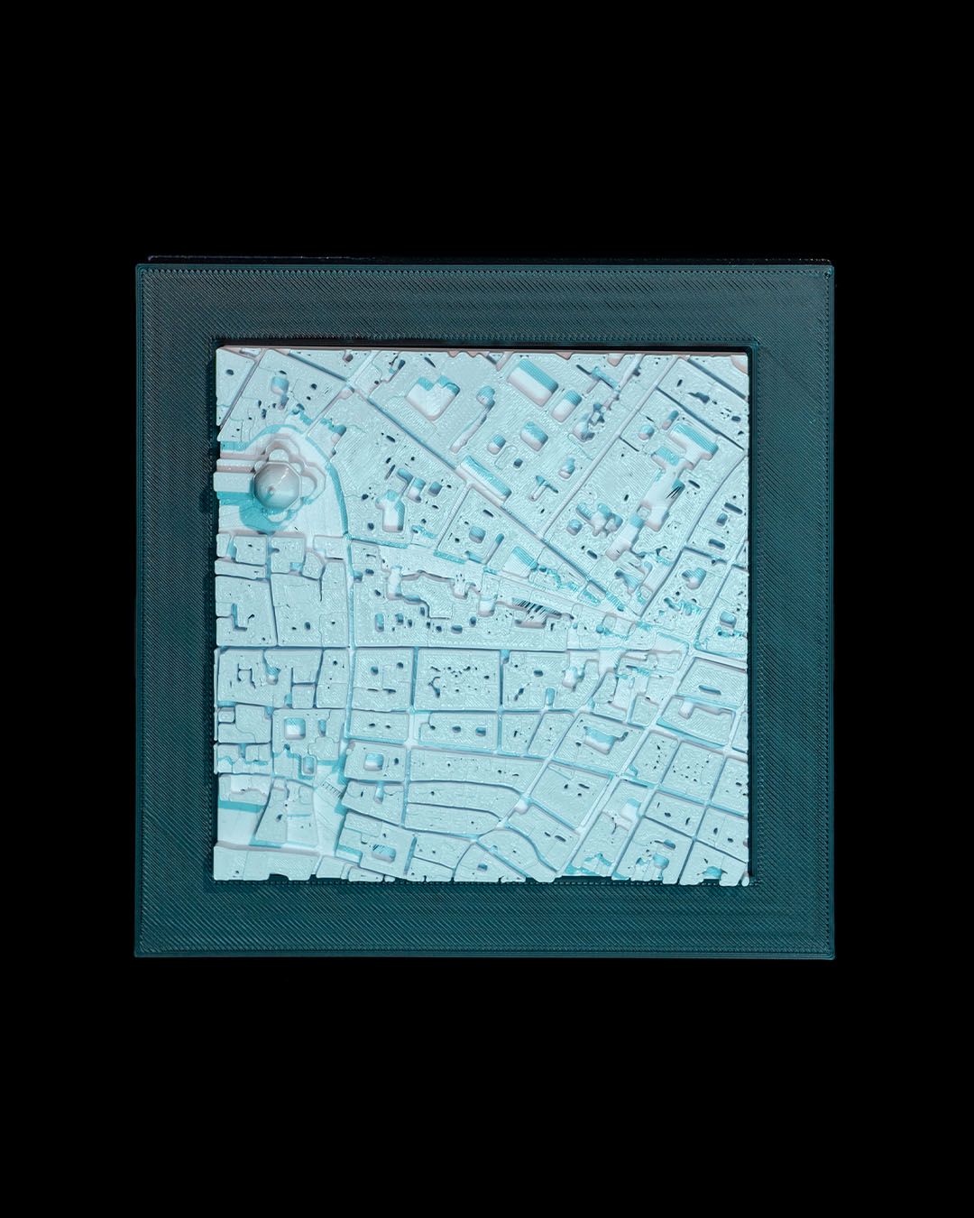Florence 3D Stadt-Skyline Dekorative Minimalistische Wandkunst