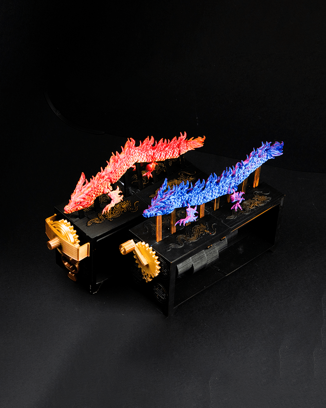 Chinesischer Drache Bewegliches Spielzeug - Festival Drache Bewegliche Schreibtischdekoration