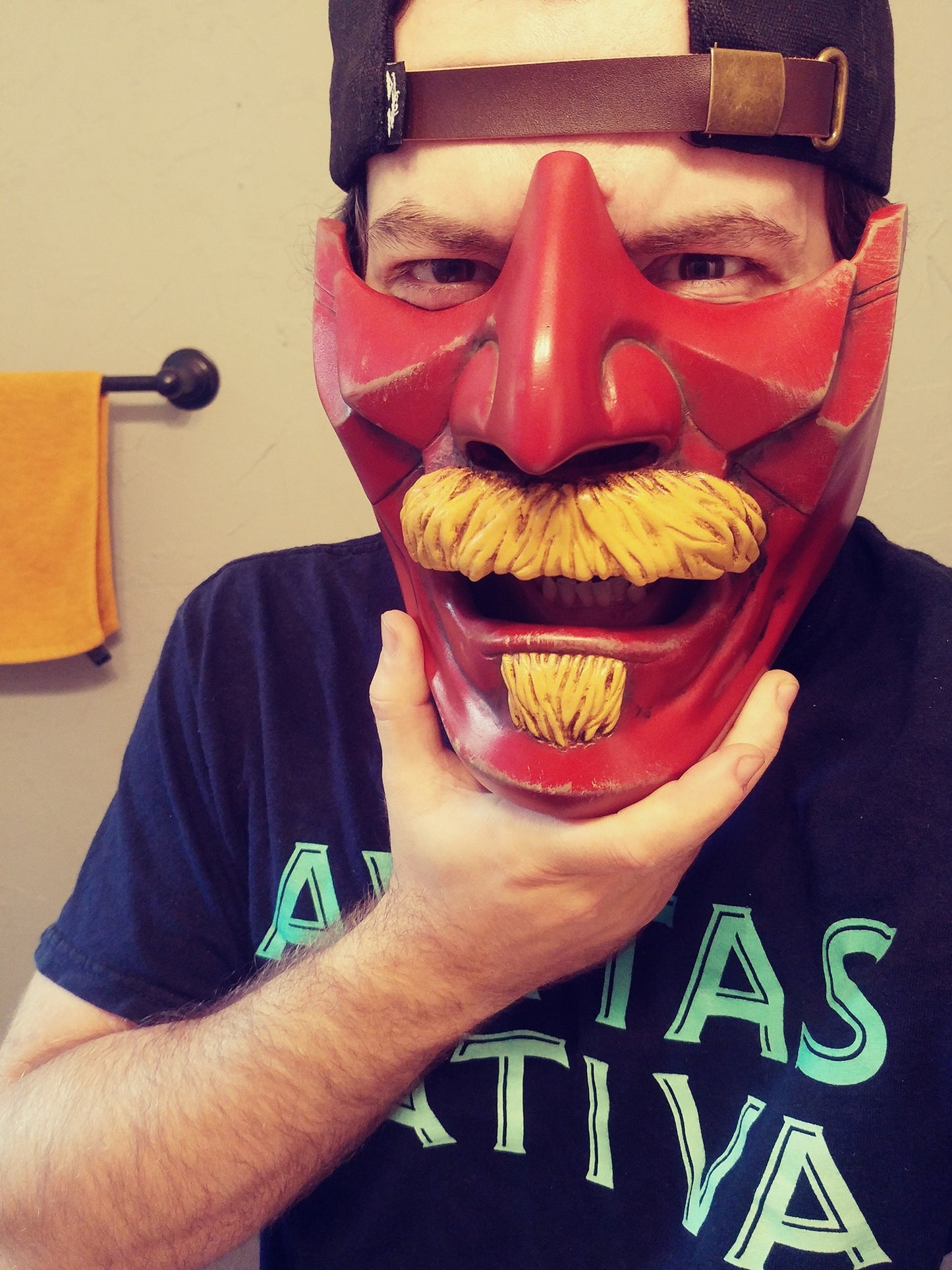 For Honor Kensei Maske Cosplay Samurai Maske Tragbar
