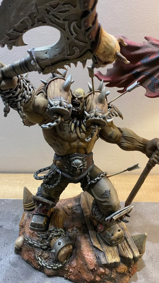 World Of Warcraft Hellscream Figure WOW Garrosh Hellscream Object 25CM Large Size