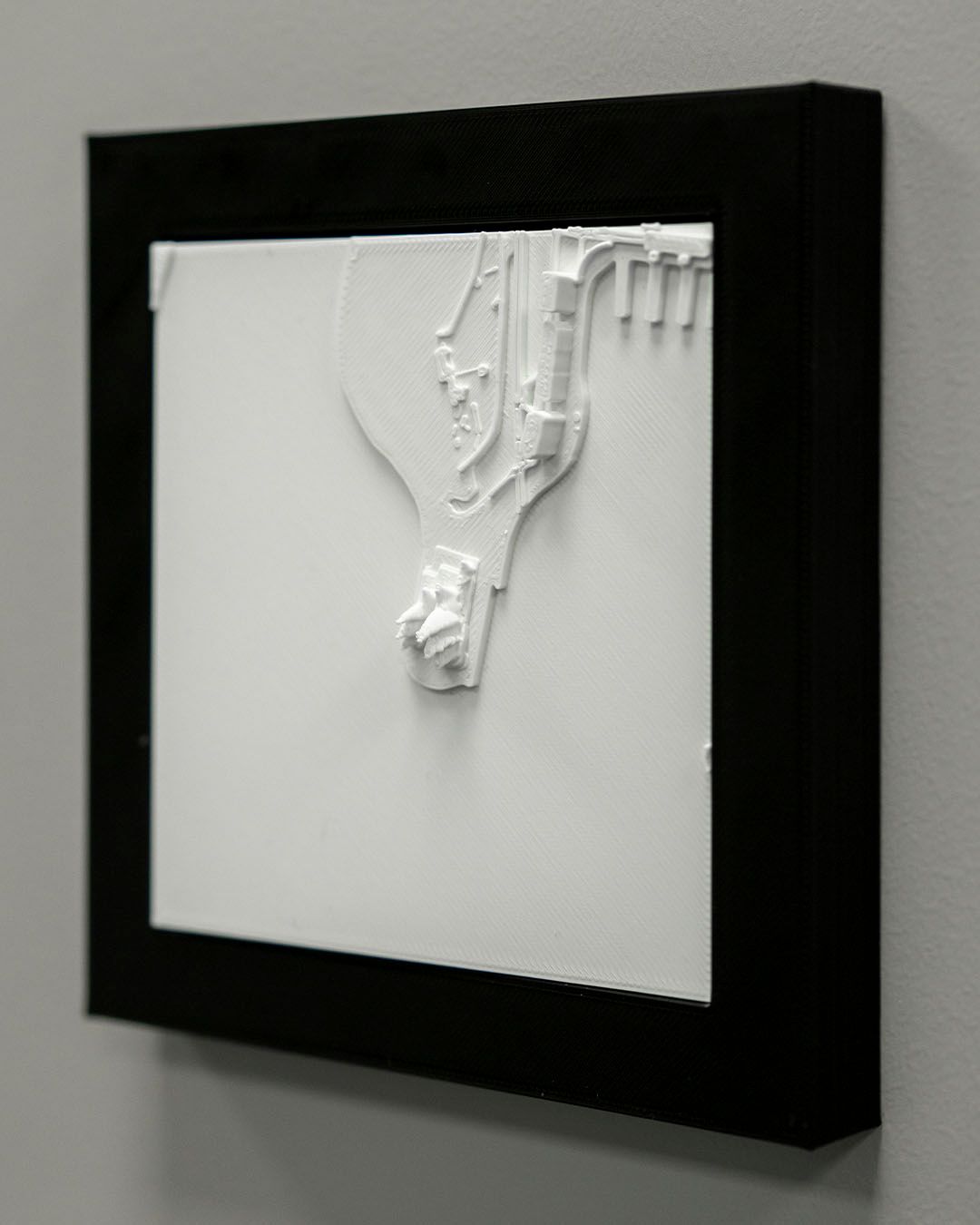 Sydney 3D-Stadtbild Dekorative Minimalistische Wandtafel Sydney Tafel