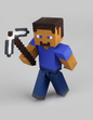 Minecraft Steve Bemalte Figur 13CM