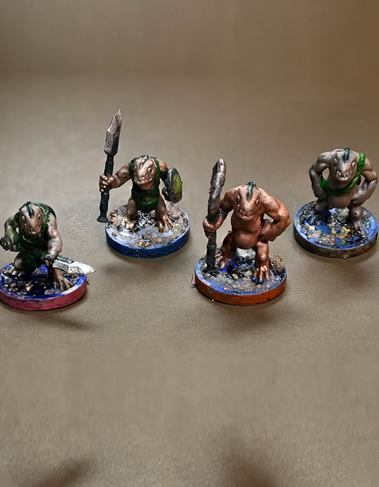 Forgotten Realms Kuo-toa Spielfiguren 4 Stück