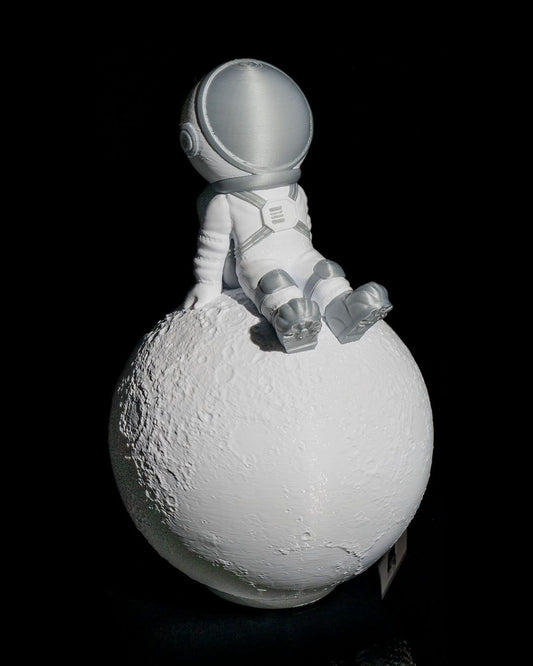 Astronaut Lamp in Space Astronaut Wall Lamp on Moon Surface Large Size 23CM