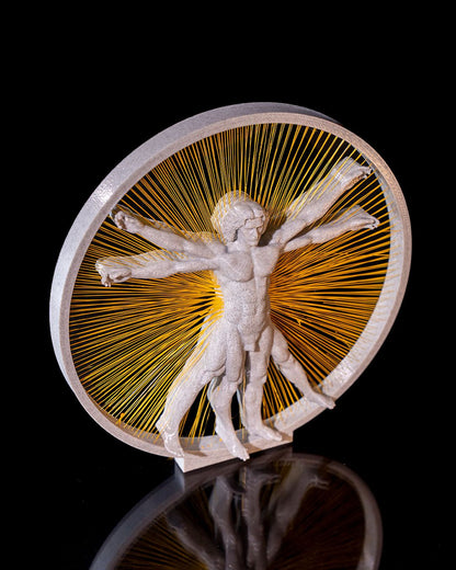 Leonardo Da Vinci Vitruvianischer Mann Dekorationsobjekt 21CM