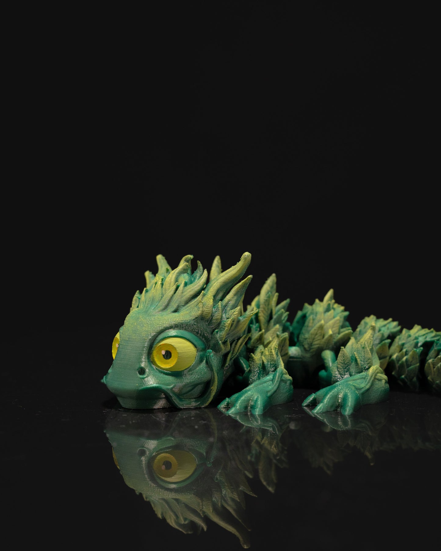 Wald-Drache Grün Baby-Drache Bewegliches Spielzeug