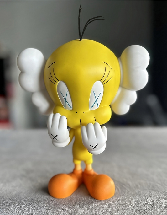 Kaws Tweety Vinyl Painted Figure Large Size 20CM