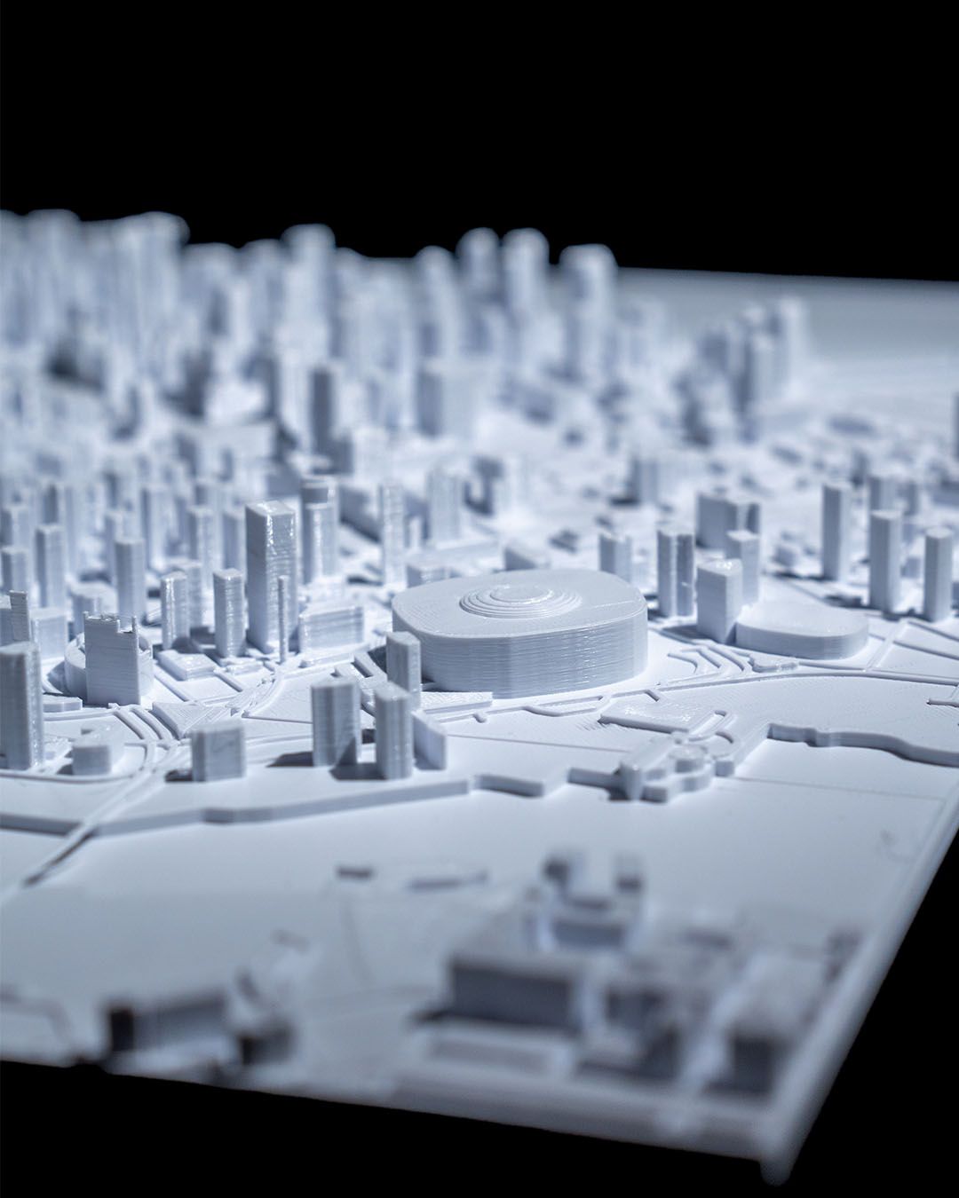 Vancouver 3D Skyline Dekorative Minimalistische Wandkunst