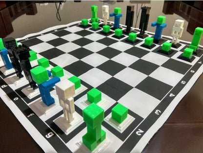 Minecraft Schachfiguren Minecraft Figuren