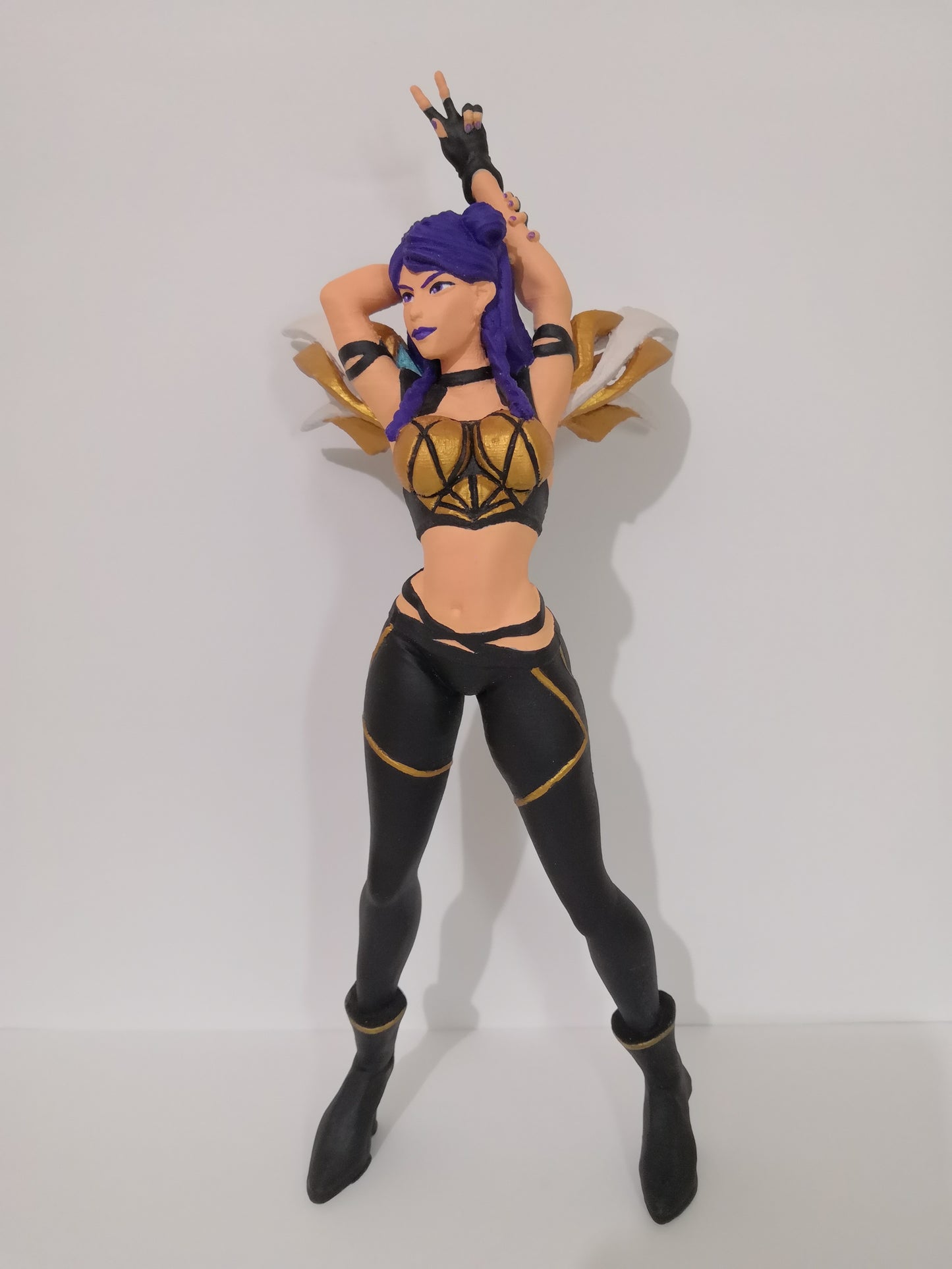 LOL Kai'Sa Figur League of Legends Tochter der Leere Kai'Sa Figur Groß 25CM