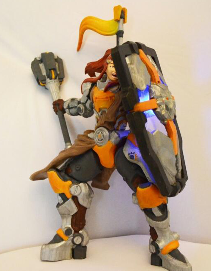 Overwatch Brigitte Figur Overwatch Brigitte Lindholm Figur Groß 25CM