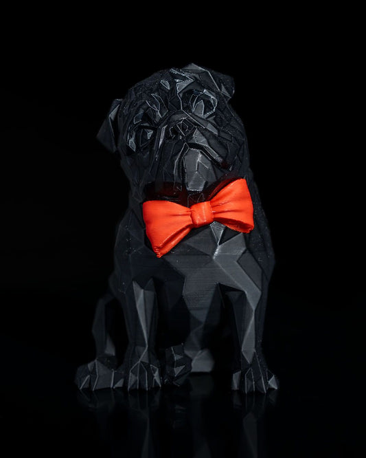 İkili Pug Köpek Figür Frank Pug Dekoratif Obje 11CM