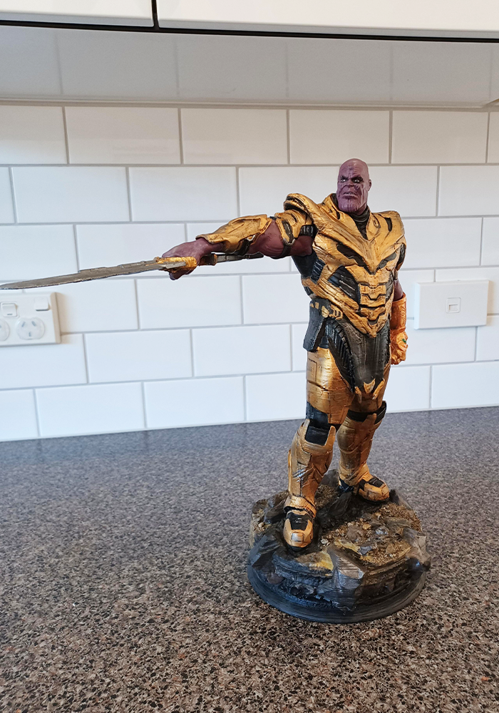 Marvel Thanos Figur Avengers Thanos Objekt 25CM Groß