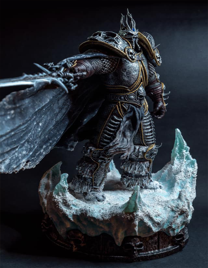 World of Warcraft Lich King Figur WOW Lich King Deko-Objekt 25CM Groß