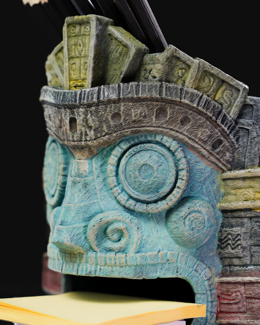 Totem of Strength Desk Organizer Pen Holder 15 cm