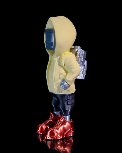 Space Age Underground Mensch Roboter Spielzeug 15CM
