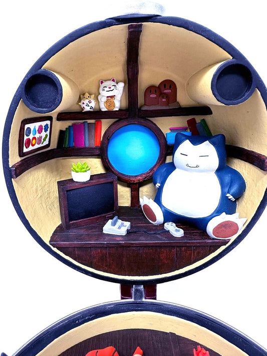 Pokeball Haus Figur Pokeball Snorlax Squirtle Pikachu Figur 25CM Groß