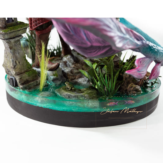Disney Raya ve Son Ejderha Figürü Dragon Sisu ve Raya Figürü Büyük Boy 25CM
