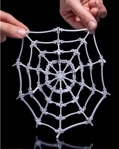 Halloween Bewegliche Spinnennetz-Figur