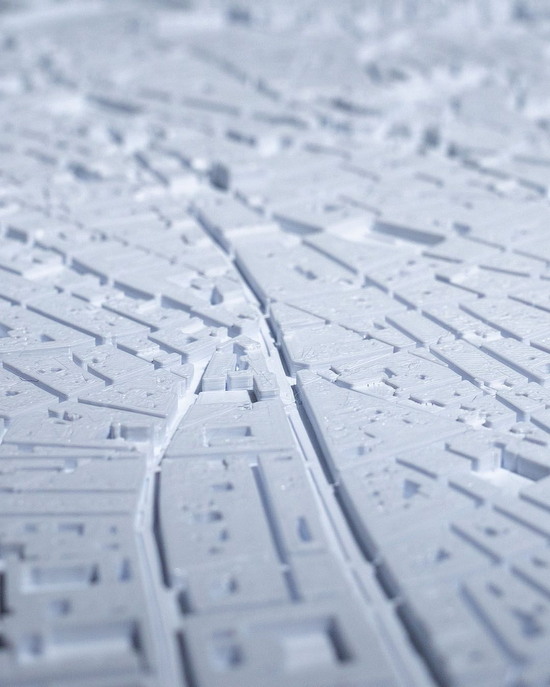 Madrid 3D-Stadtsilhouette Dekorative Minimalistische Wandtafel Madrid Bild